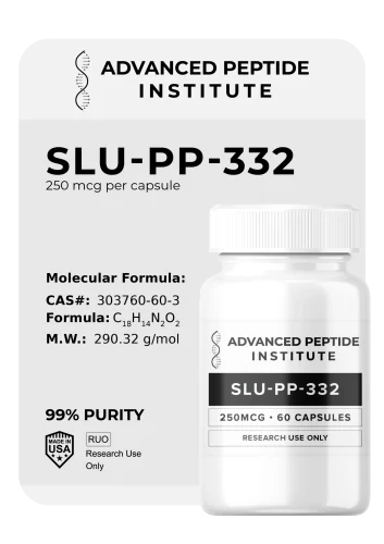 SLU-PP-332 research peptide capsules — 99% purity, RUO — Advanced Peptide Institute